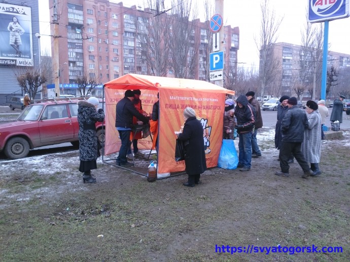 Kramatorsk volunteers fed everyone
